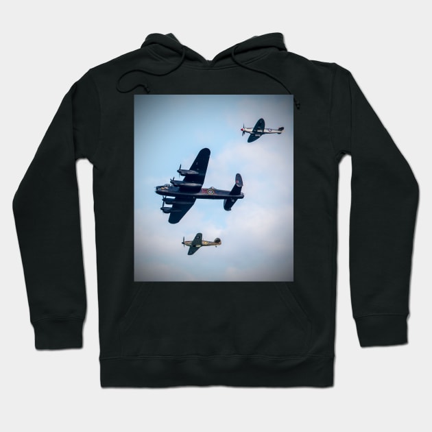 Battle Of Britain Memorial Flight - Sunderland Airshow 2017 Hoodie by axp7884